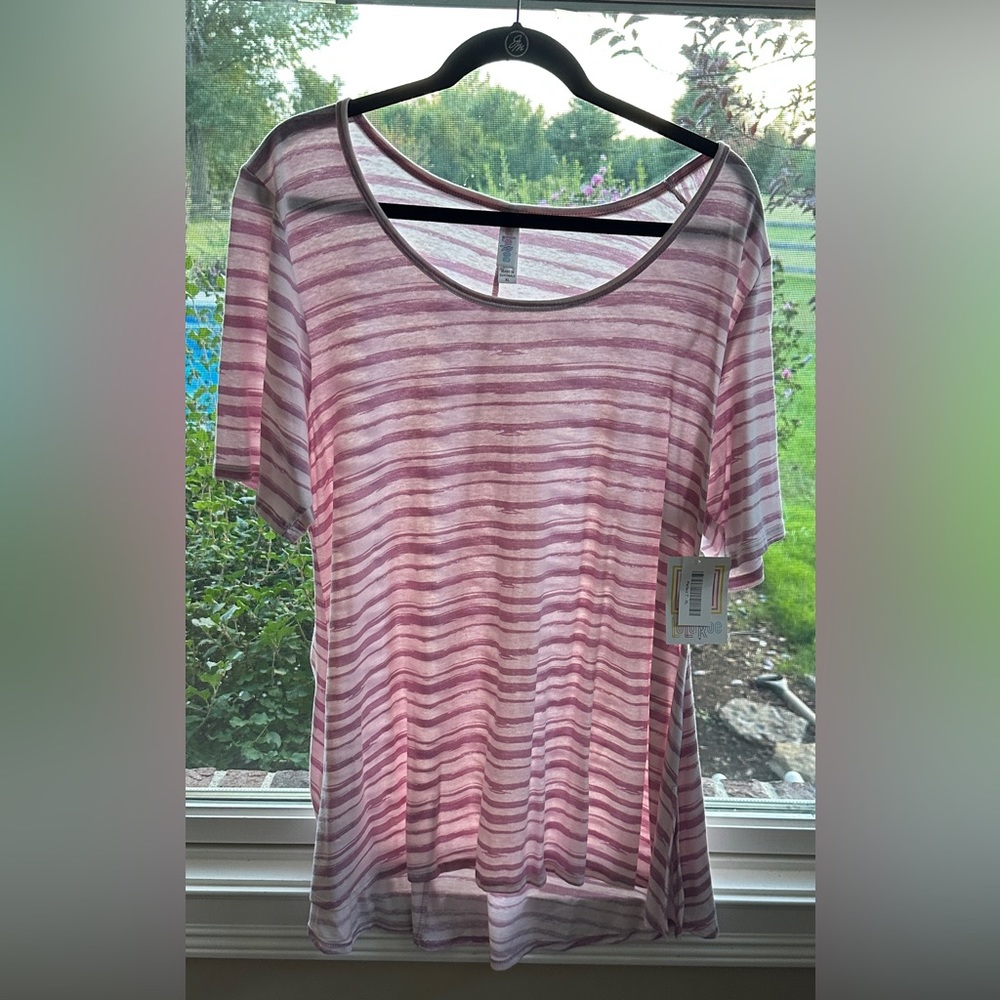 NWT LulaRoe Perfect‎ T, Size XL, Pink Purple, NEW
